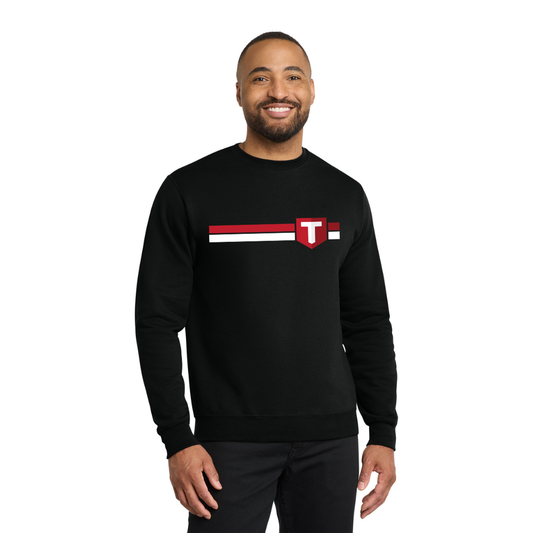 Core Fleece Crewneck Sweatshirt - Titan Stripe
