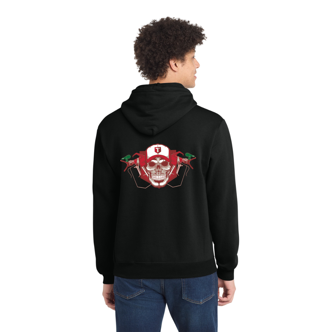 Core Fleece Pullover Hooded Sweatshirt - Titan Skull